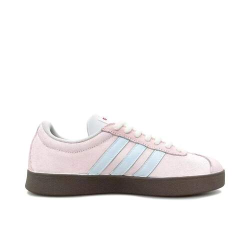 【定制球鞋】Adidas neo VL Court 2.0  板鞋 樱粉猫爪HQ1802 - 图0