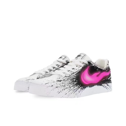 【定制球鞋】Nike Court Royale毒液粉 BQ4222-103 - 图0