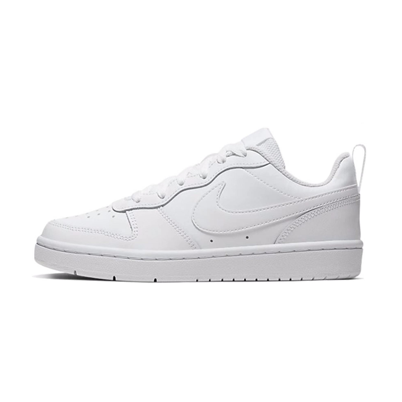 Nike Court Borough Low 2 GS Pure White White Blue Cherry Blossom Pink Black  Red
