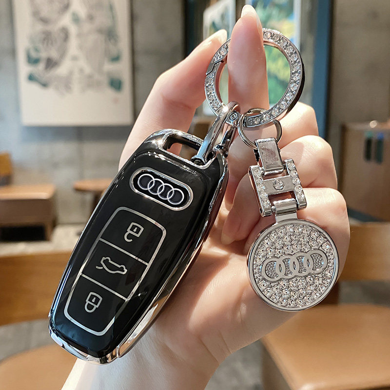 奥迪A3钥匙套Q3 Q2L老款A6扣A4L A6L A7 A8 Q5L Q7 Q8汽车壳包扣,淘宝优惠券,粉丝福利购,淘宝优惠卷