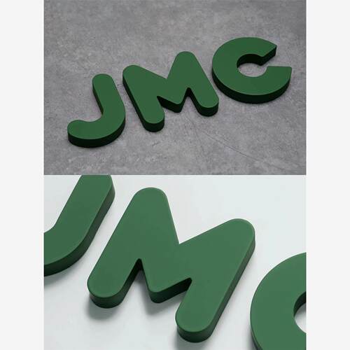 哑光烤漆字定制亚克力水晶字背景墙logo定做发光字PVC招牌立体字 - 图2