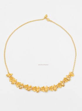 东方美学黄铜925纯银新中式拉丝蝴蝶项链手链套装氛围感爆款推荐