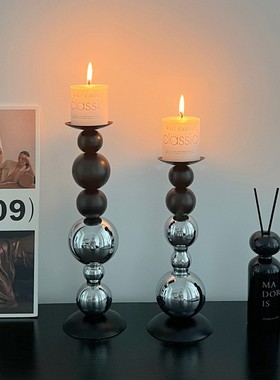 轻奢香薰蜡烛台摆件ins复