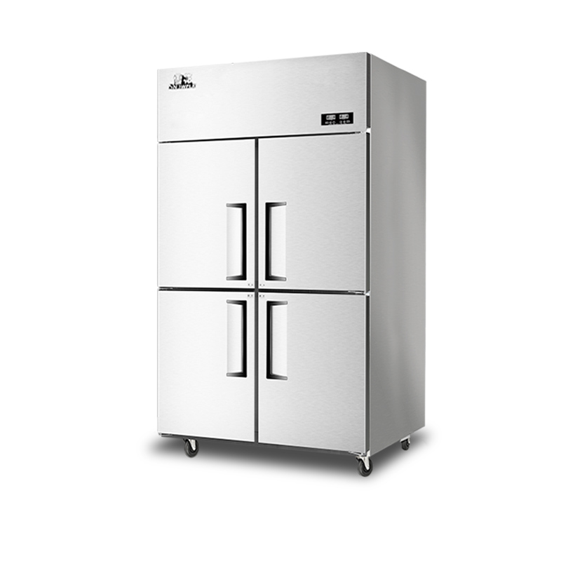 雪花 四门冰箱商用冷藏冷冻立式厨房大容量4开门保鲜六门双温冰柜