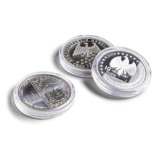 German Lighthouse ULTRA multi-specification scratch-resistant high-end transparent acrylic coin commemorative coin storage round box