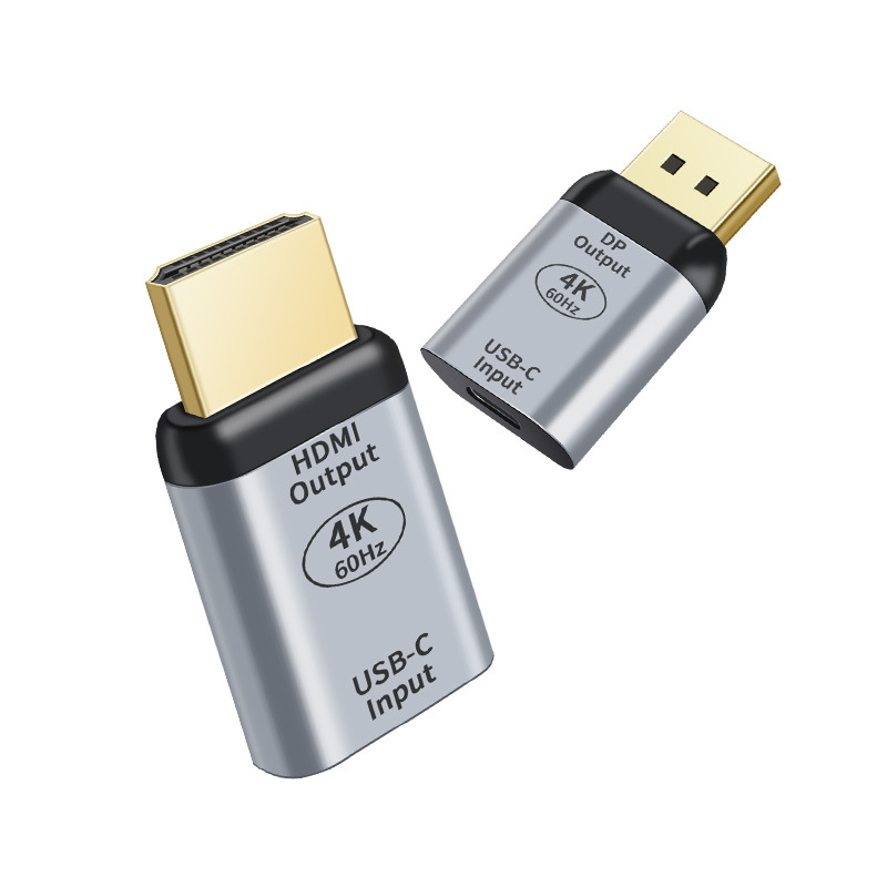 尚优琦USB-C/TYPE-C母转HDMI2.0公DP1.2公高清4K转接头60hz适用苹果华为小米华硕笔记本连接电视投影仪转换器 - 图3