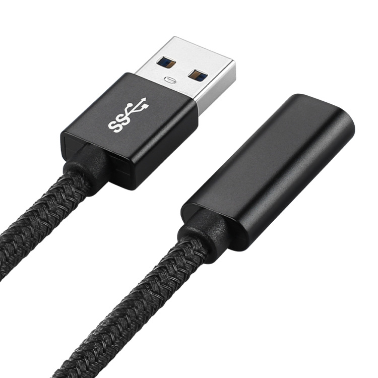 尚优琦USB3.0转TYPE-C母转接线USB3.1Gen2高速传输数据线电脑适用于华为小米数字耳机声卡三星移动固态硬盘盒 - 图2