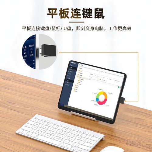 尚优琦 USB转TYPE-C转接头USB3.2Gen2公对母转公10G高速90度直角L形U型立式弯头手机平板笔记本电脑OTG转换器 - 图3