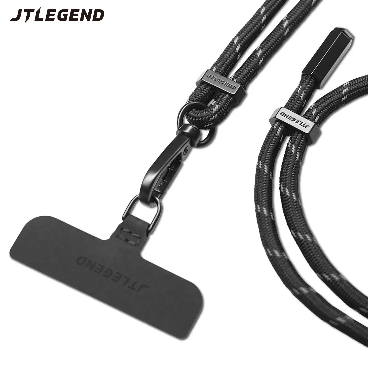 jtlegend适用2023苹果iPhone17手机壳斜挎可背挂绳16/15/14固定卡片挂脖防丢绳商务带长宽绳子男士华为通用潮