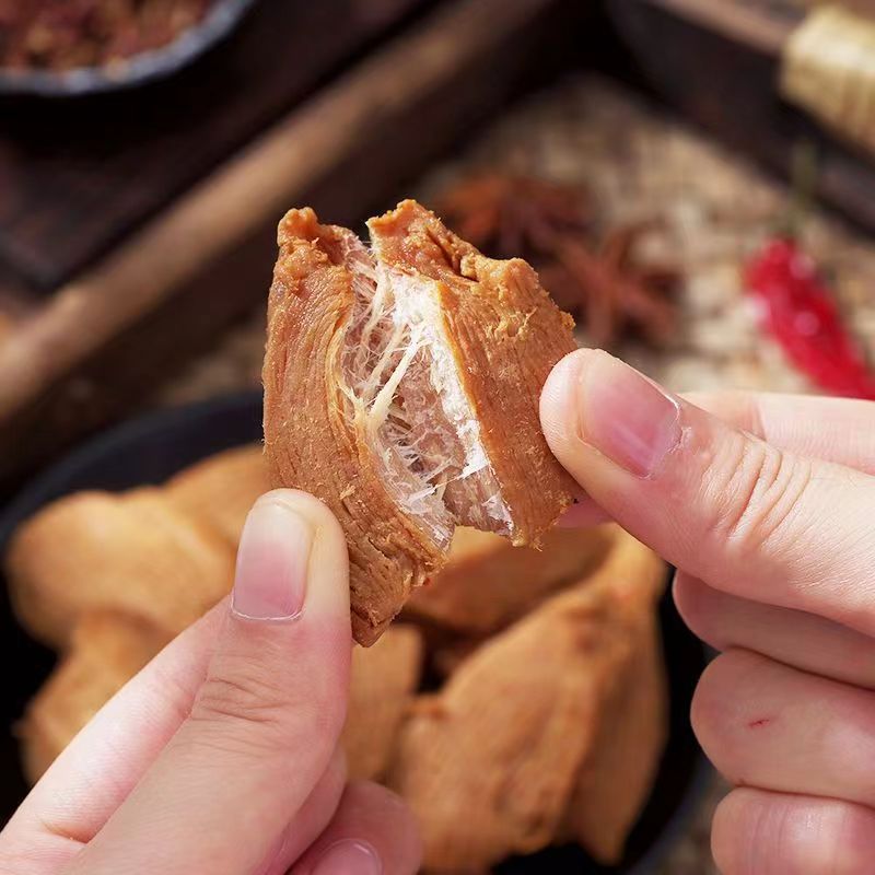 即食烤鸡胸肉干健身代餐特产卤味熟食真空零食低脂蛋白袋装_粮油调味/速食/干货/烘焙 第2张