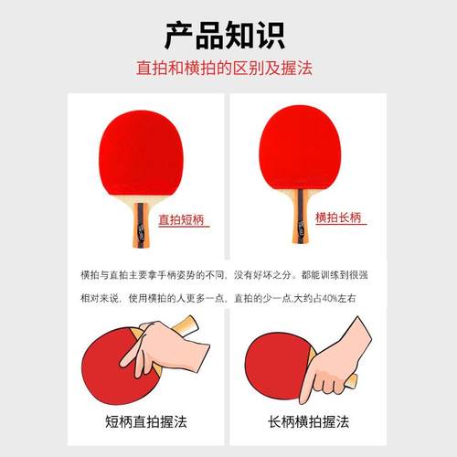 蝴蝶乒乓球拍专业级碳素单拍官方正品蝴蝶王樊振东波尔孔令辉8星 - 图3