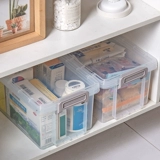 Прозрачная настольная коробка для хранения, игра с едой, игрушка, пластиковый маленький ящик для хранения