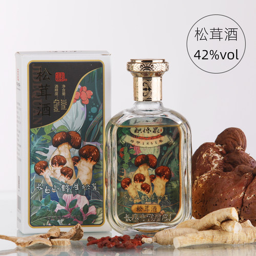 [ 店铺热销 ] 积德泉人参鹿鞭松茸酒100ml官方正品敬长辈送父母 - 图0