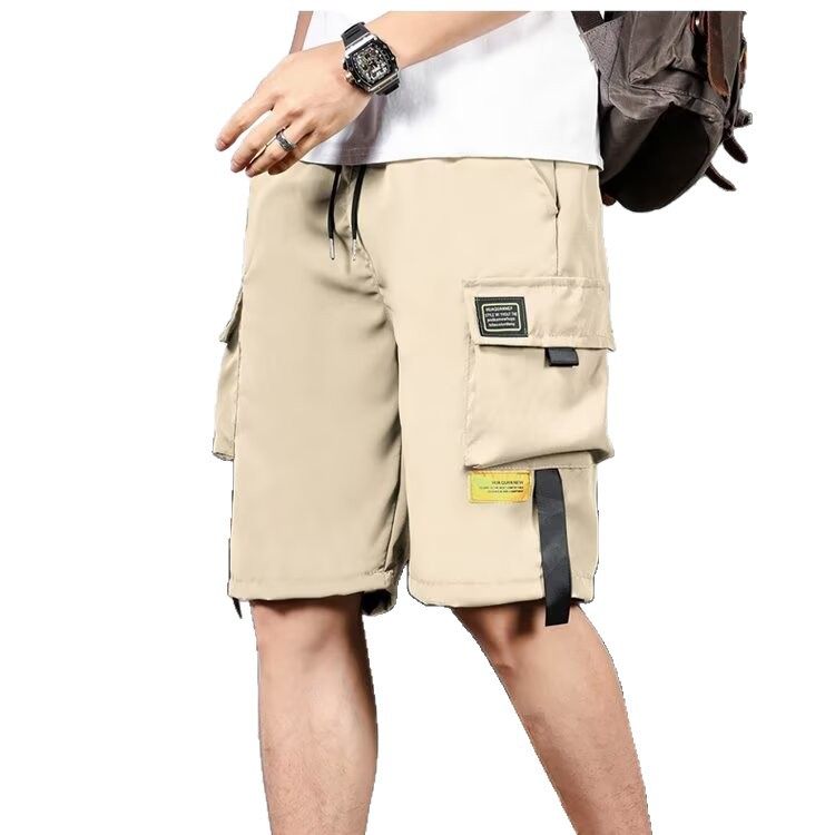 工装短裤男士夏季宽松五分裤多口袋机能运动中裤潮牌ins休闲裤衩,淘宝优惠券,粉丝福利购,淘宝优惠卷