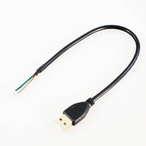 USB2.0转1.25mm间距4Pin端子工控广告触摸屏线mx1.25-4p插座数据 - 图3