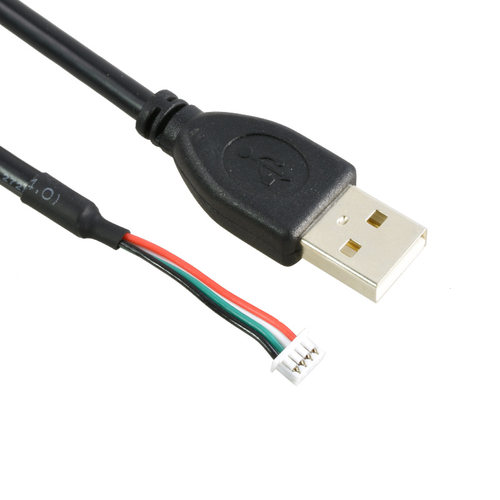 USB2.0转1.25mm间距4Pin端子工控广告触摸屏线mx1.25-4p插座数据 - 图0
