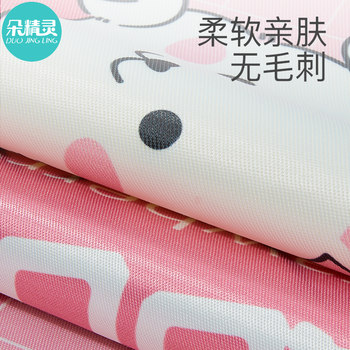 Pillowcase ຜ້າໄຫມເດັກນ້ອຍກ້ອນ A Summer Sweat-absorbent Breathable Baby Cooling Pillowcase Kids Cartoon Pillowcase