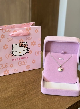 礼物Kitty渡银项链礼盒装