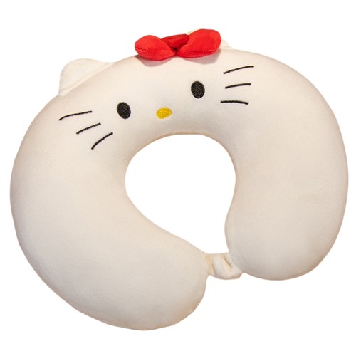 嗨喽kt护颈枕儿童成人通用午睡靠枕办公室凯蒂猫U型枕Kitty旅行枕 - 图3