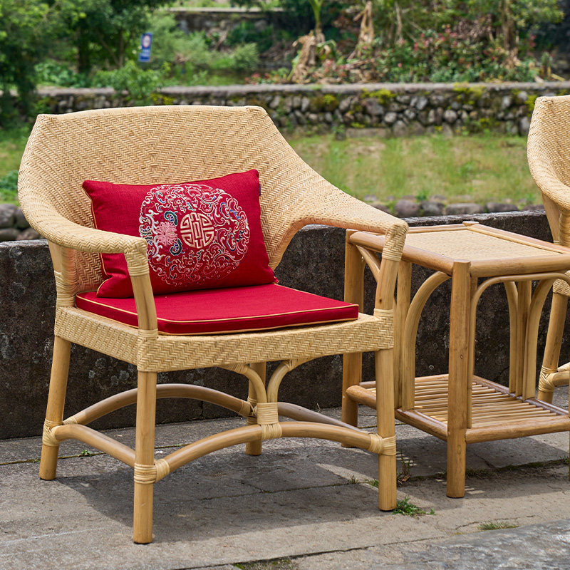 天然真藤高靠背藤椅托腰老人书房家用单人椅天然腾椅藤器藤艺,淘宝优惠券,粉丝福利购,淘宝优惠卷