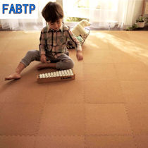 Wood Flooring Soundproofing Mat Cork Ground Mat Environmentally Friendly Splicing Foam Puzzle Crawling Mat with Cut Balcony Cork Dog
