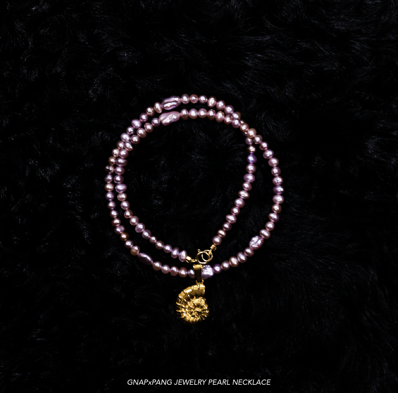 GNAPxPANG JEWELRY鹦鹉螺赤焰粉紫灰Keshi复古INS叠戴珍珠项链,淘宝优惠券,粉丝福利购,淘宝优惠卷