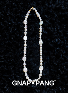 秋海棠光盛淡水珍珠项链嘻哈男