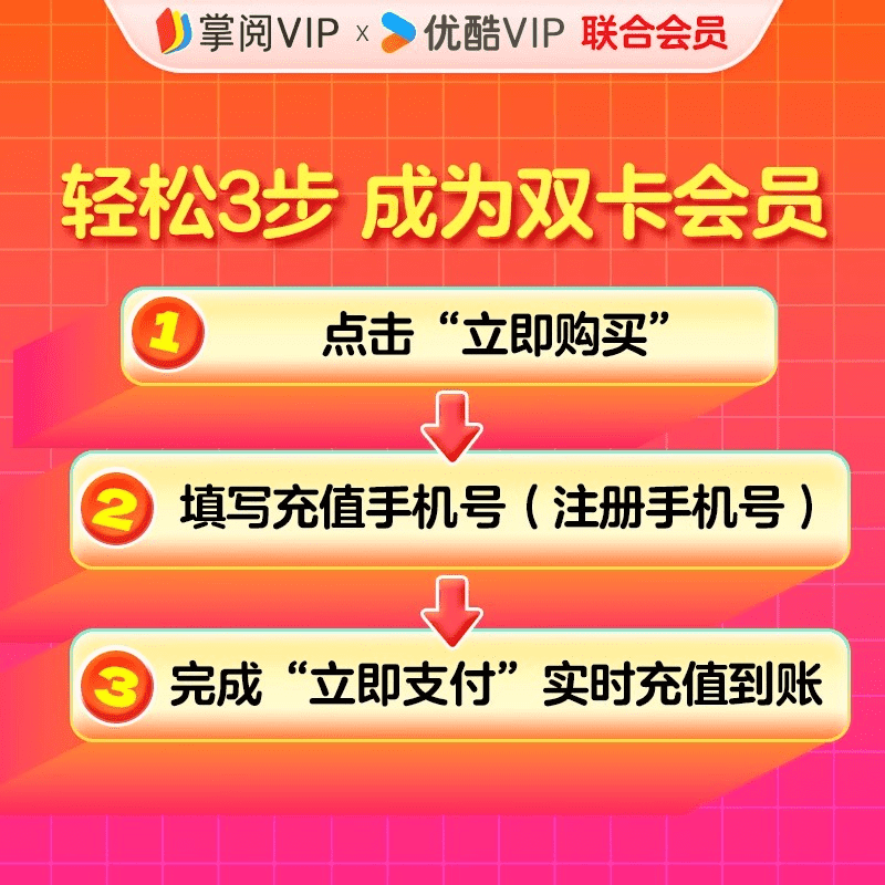 【掌阅优酷联合会员】掌阅会员24个月赠优酷会员6个月 手机号下单 - 图1