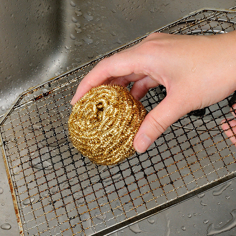 日本霜山铜丝球洗碗刷锅厨房清洁刷家用不掉丝去污洗锅刷清洁球,淘宝优惠券,粉丝福利购,淘宝优惠卷