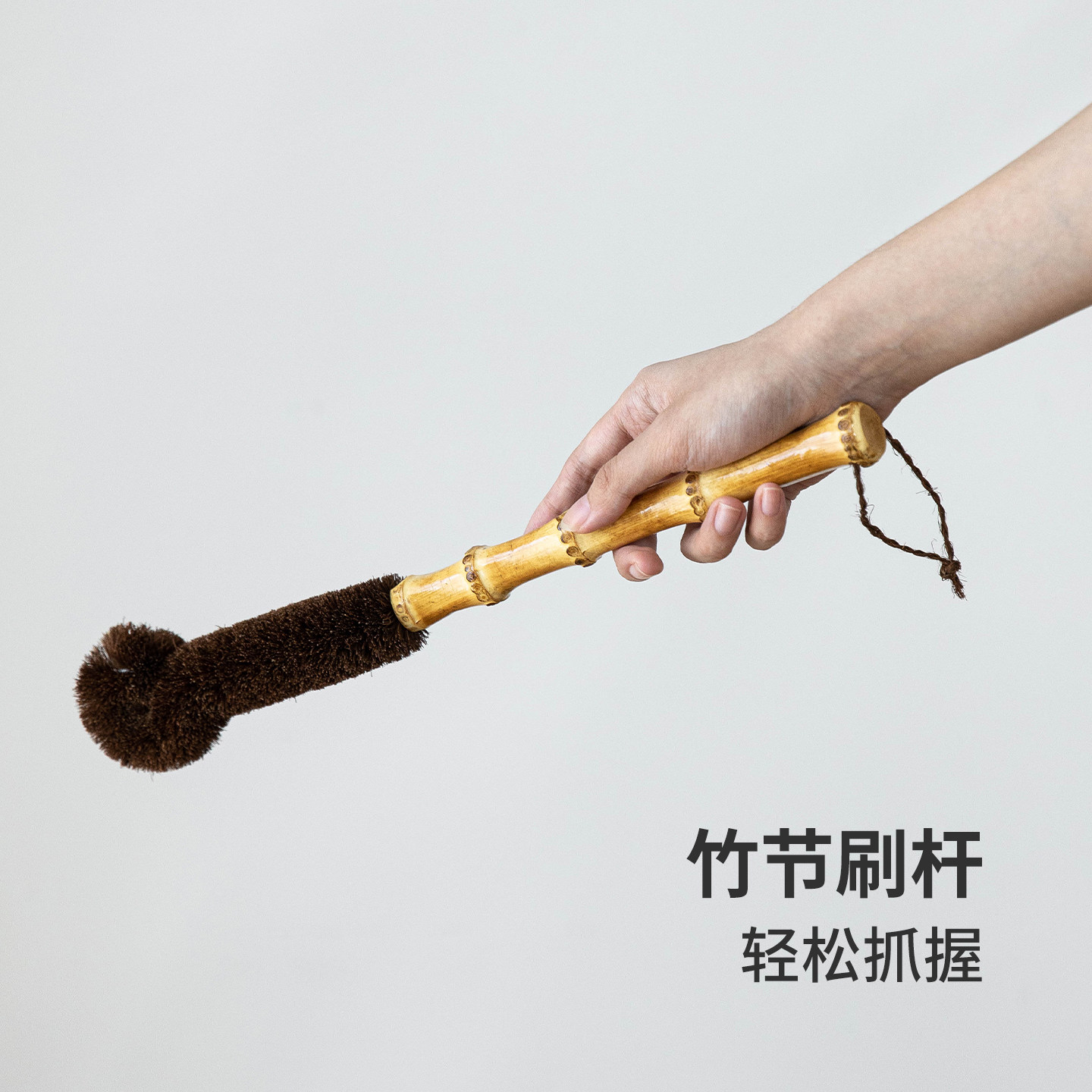 霜山长柄杯刷竹柄山棕毛水杯水壶清洁刷弯曲刷头洗杯子破壁机工具,淘宝优惠券,粉丝福利购,淘宝优惠卷