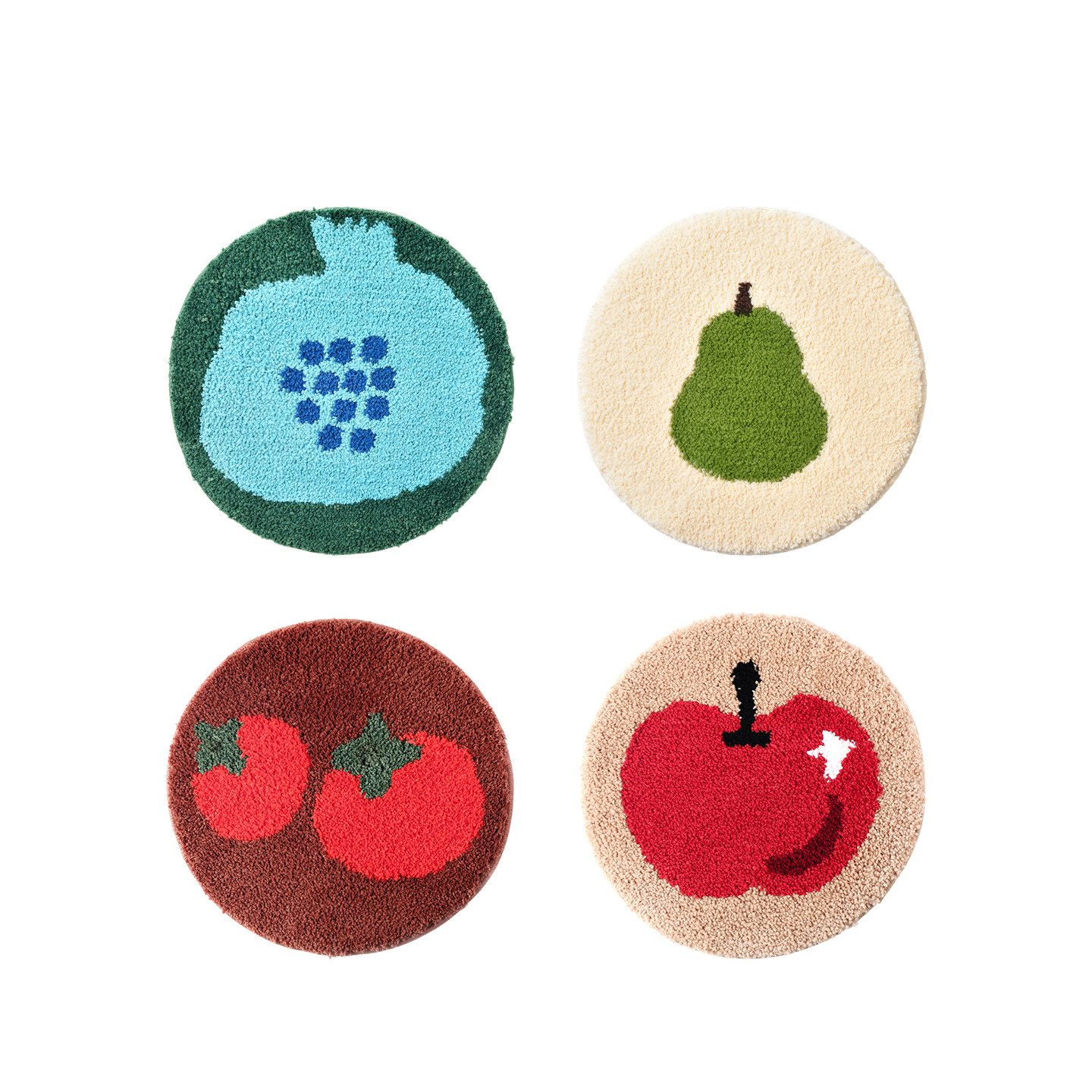 霜山防滑簇绒椅垫家用办公室防凉屁股垫可爱圆形学生加厚毛绒坐垫,淘宝优惠券,粉丝福利购,淘宝优惠卷