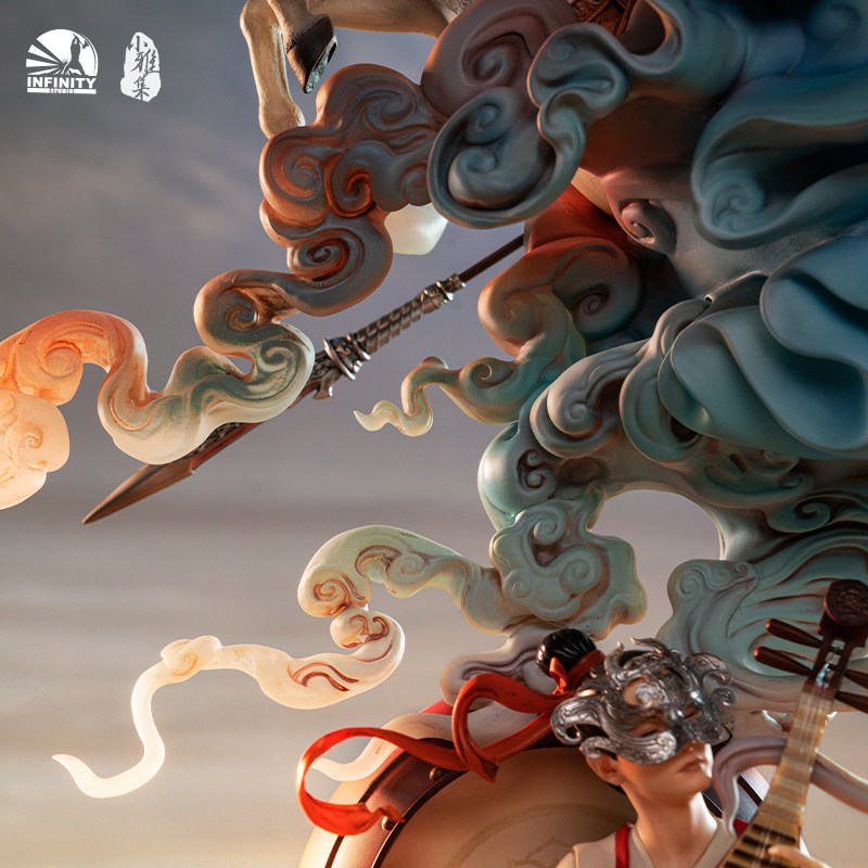 【开天工作室】罗其胜《小雅集》兰陵王入阵曲国风雕像,淘宝优惠券,粉丝福利购,淘宝优惠卷