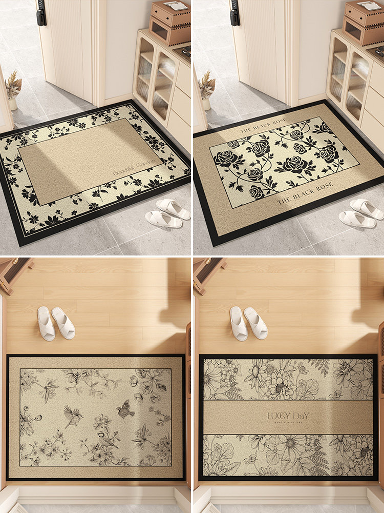 入户门地垫进门大门口丝圈脚垫门外美式复古玄关门垫防滑耐脏地毯,淘宝优惠券,粉丝福利购,淘宝优惠卷