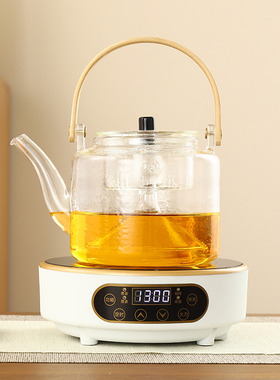 唐戈电陶炉茶炉玻璃煮茶器不挑壶