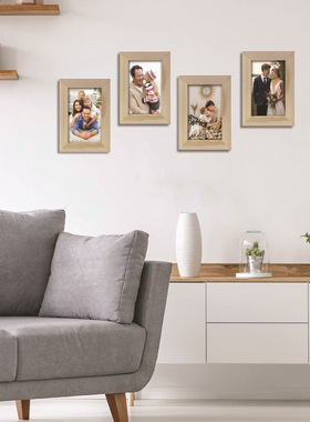 未完成的松木相框适用于