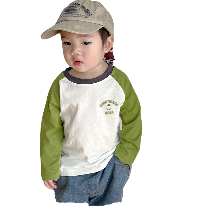 纯棉儿童长袖T恤2025春秋装中小童装新款男女宝宝字母印花打底衫t,淘宝优惠券,粉丝福利购,淘宝优惠卷