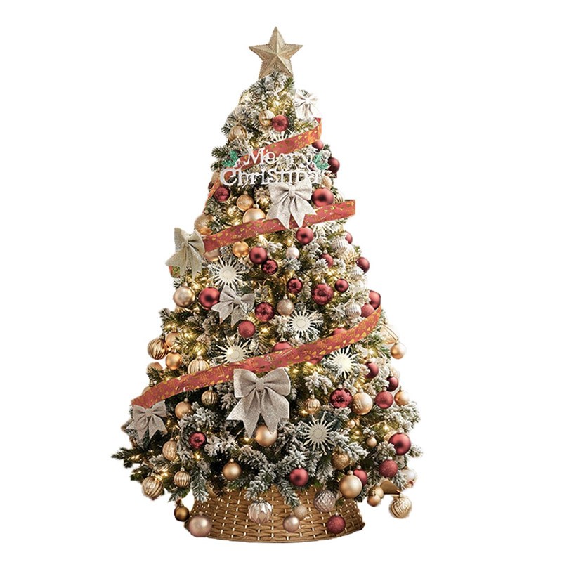 圣诞树装饰品Christmas tree加密大型发光氛围布置套餐高级感摆件 - 图3