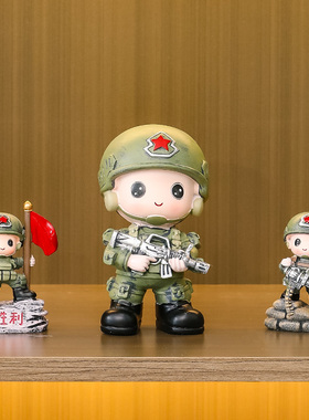 驭速树脂特种兵装饰品家居摆件