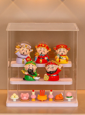 五路财神摆件新款精美礼盒套装