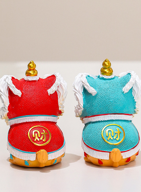 2025国潮醒狮如意桌面摆件伴手礼