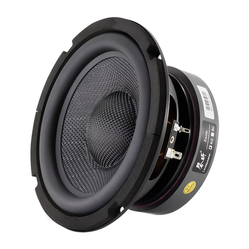 磬听6.5寸HIFI发烧级重低音炮纯音喇叭 玻纤编织音盆专业大钢炮圆 - 图1