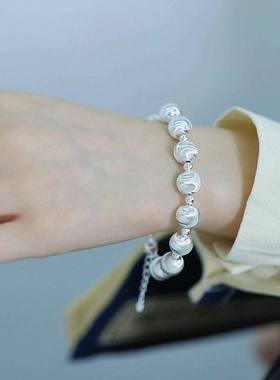 925银猫眼珠冷淡风气质百搭手链