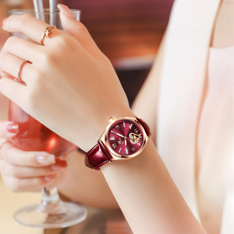 瑰丽正品女2021新款名牌轻奢感手表 意鸣国产腕表