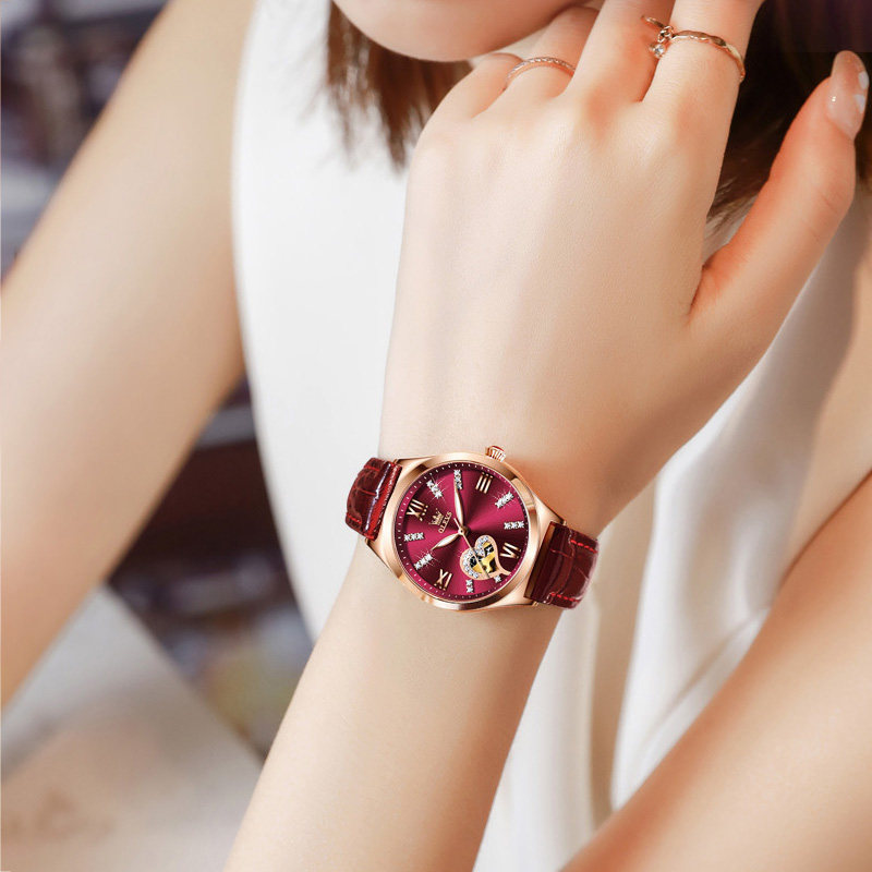 瑰丽正品女2021新款名牌轻奢感手表 意鸣国产腕表