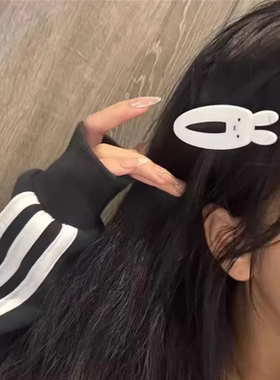 韩系甜美小熊兔子刘海夹碎发边夹
