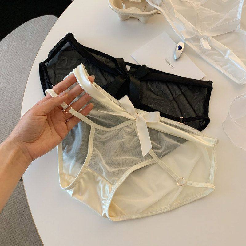 法式~镂空2026女士千金缎面女生钓系纯欲内裤新款女性感蕾丝系带,淘宝优惠券,粉丝福利购,淘宝优惠卷