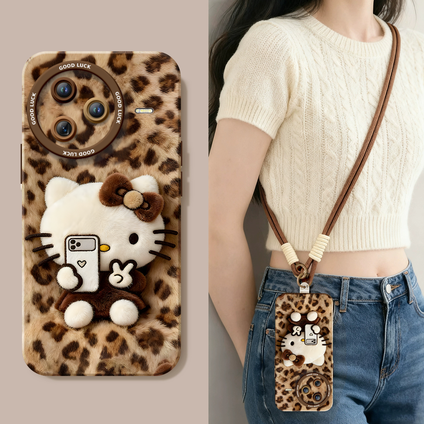 Kitty适用红米k80手机壳新款k70pro保护套K40游戏增强版小米K50至尊redmi全包k60por外壳redmik30系列 - 图2