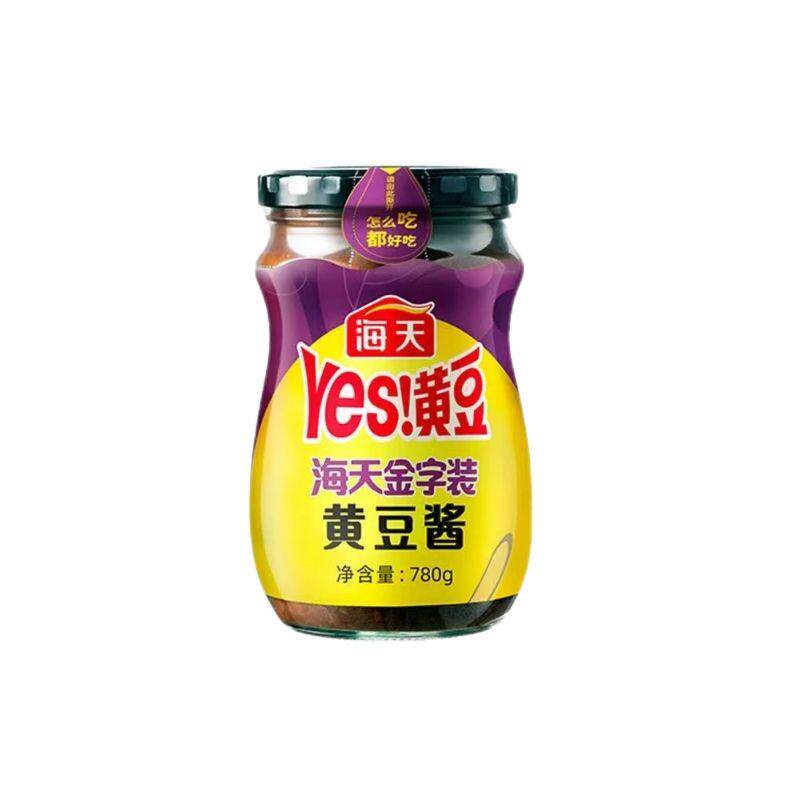 海天金字装黄豆酱780g*瓶炒菜烹饪蘸料家用调味拌饭拌面下饭酱T2