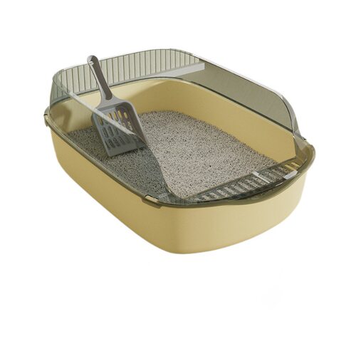 猫砂盆自动清理超大号半封闭式猫厕所防带砂特小号幼猫屎盆猫咪 - 图3