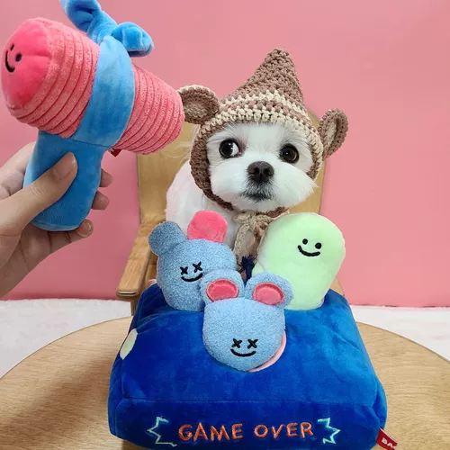 Корейская собака игрушка призрачная мышь меняется, чтобы скрыть звук маленьких и средних собак, чем медведя плюшевые домашние животные пахнет вдохновением